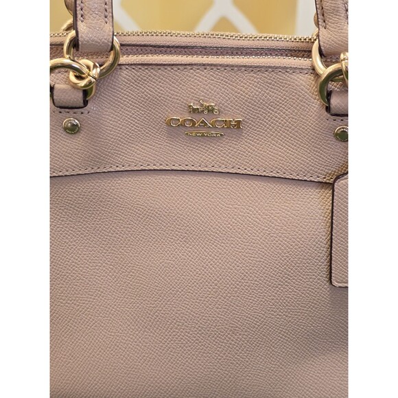 Coach F25395 Mini Brooke Carryall Satchel Crossgrain Leather Blush Pink - Picture 5 of 17